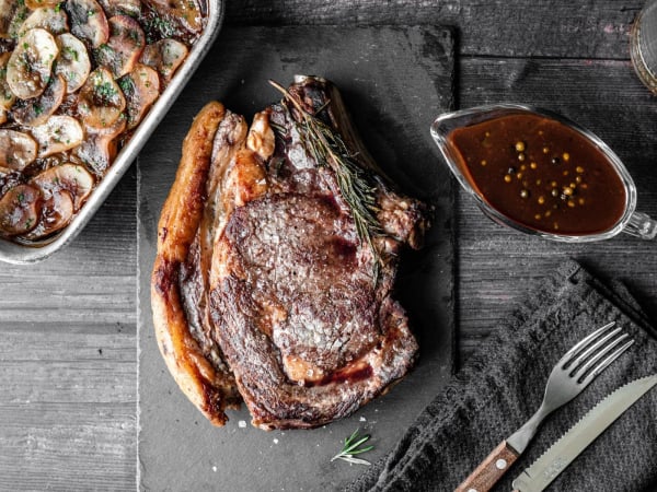 Ultimate Steak Night for 2: Aged Ribeye